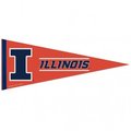 Wincraft Illinois Fighting Illini Pennant 12x30 Premium Style 3208528568